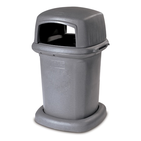 Toter 45 Gal. Park Trash Can with Lid 840GK